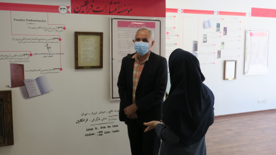 بازدید محمدجعفر ناسوتی از موزه و مرکز اسناد انتشارات علمی و فرهنگی