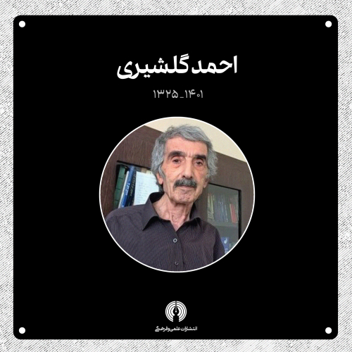 احمد گلشیری، مترجم ادبیات داستانی، در اثر نارسایی قلبی درگذشت.